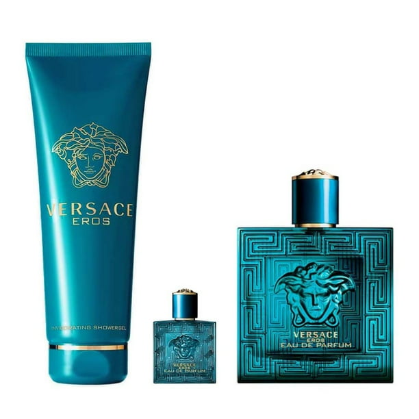 Eros Eau de Toilette Estuche 3 pzs